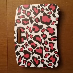 Pink Animal Print Lap Desk